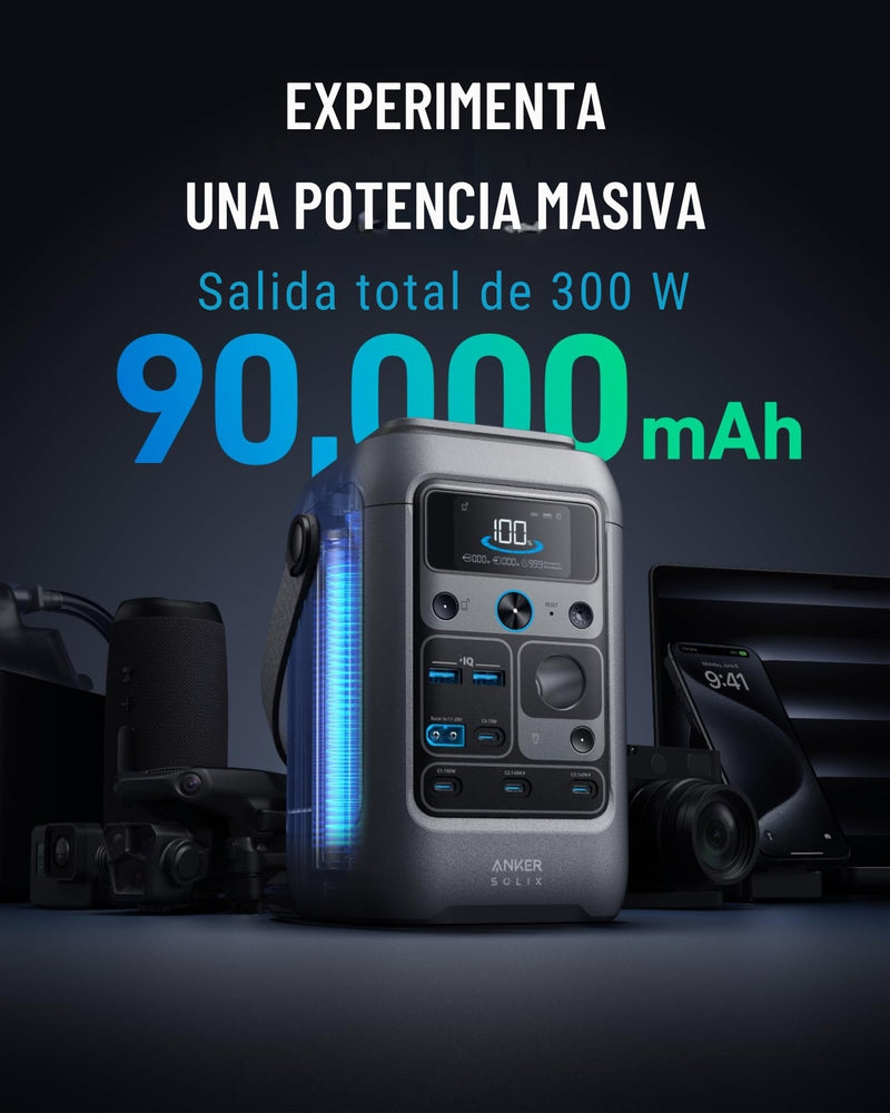 Generador solar portátil Anker